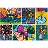 Image de Bluebird Puzzle Romero Britto - Collage: Flowers