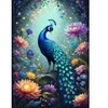 Image de Bluebird Puzzle Flowers & Peacock