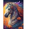 Image de Bluebird Puzzle Floral Horse