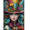 Image de Bluebird Puzzle Lady with a Hat