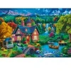 Image de Bluebird Puzzle Maison Colorée près du Lac