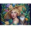 Image de Bluebird Puzzle La Dame et le Chat