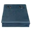 Image de Moondream LumenControl  Rideau Occultant Total | Protection Lumière+Soleil | 100% Opaque | Fabrication UE | Velours | Oeillets | Bleu MC56 | 135L x 260H cm