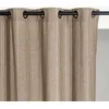 Image de Moondream ThermActiv® Rideau Thermique Hiver+Été | Isolant Anti-Chaleur et Anti-Froid | Technologie Brevetée | Fabrication UE | Oeillets | Beige MC637 | 140L x 260H cm
