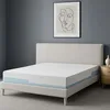 Image de SAMPUR Matelas Universel Ice | Mémoire de Forme | Zones ergonomiques | Housse rafraîchissante été et déhoussable (140x190 cm)