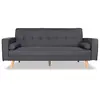 Image de INTENSE DECO Canapé Convertible scandinave Tao Tissu Gris foncé