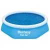 Image de Bestway 58063E Bâche Solaire Diamètre 240 pour Piscine fast Set 274 x 76, Bleu, 240 x 240 x 1 cm