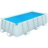 Image de Bestway 58229E Bâche Solaire 927 x 454 pour Piscine Power Steel Frame Pool 956 x 488 x 132, Bleu, 927 x 454 x 1 cm