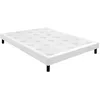 Image de Epeda Sommier Nature Ferme - Chenillé Gris 200x200 - Double Sommier