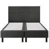 Image de Epeda Sommier Enchanteur Boxspring 3 en 1 Gris Chiné 180x200 - Double Sommier