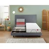 Image de Epeda Sommier Electrique 2 x 90 x 200 Horizon Relax 1820D + Tête de lit Gris Fonce