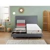 Image de Epeda Sommier 2 x 90 x 200 Escapade Relax 1820D + Tête de lit Gris Fonce