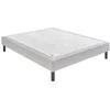 Image de Epeda Sommier Nature Medium - Gris Souris 80x200