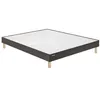 Image de Bultex Sommier 120 x 200 Vitality Ferme tissé Gris fumé 1220
