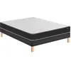 Image de BULTEX Vitality 1.1 140x200 + sommier gris fumé +pieds VITAL11-E-1420-GFU