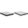 Image de BULTEX Vitality 1.1 180x200 + 2 sommiers gris fumé pieds VITAL11-E-1820-2-GFU