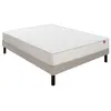 Image de EPEDA Voyage 90x200 + sommier taupe + pieds VOYA-E-0920-TAUP
