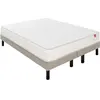 Image de EPEDA Voyage 180x200 + 2 sommiers taupe pieds VOYA-E-1820-2-TAUP