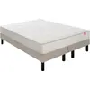 Image de EPEDA Pavillon 160x200 + 2 sommiers taupe pieds PAVIL-E-1620-2-TAUP