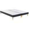 Image de BULTEX Vitality medium jersey gris fon Duo 1620 (160x200) VITAL-M-1620D-GRF