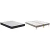 Image de BULTEX Vitality 1.1 160x200 + 2 sommiers moka +pieds VITAL11-E-1620-2-MOK