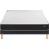 Image de BULTEX Vitality 1.1 160x190 + sommier gris foncé +pieds VITAL11-E-1619-GRF