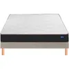 Image de BULTEX Vitality 1.1 90x190 + sommier grege +pieds VITAL11-E-0919-GRE