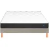 Image de BULTEX Vitality 2.1 90x190 + sommier grege +pieds VITAL21-E-0919-GRE