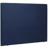 Image de Merinos Tête de lit déco Melty Bleu Nuit 150 cm en Tissu - Bleu chiné