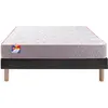 Image de MERINOS Au lit 80x200 + sommier velours nuit + pieds AULIT-E-0820-VNUI