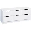 Image de AltoBuy Jenny Blanc - Commode 6 Tiroirs