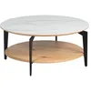 Image de AltoBuy Tasha - Table Basse Ronde Métal et Céramique
