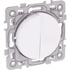 Image de Va-et-vient lumineux + va-et-vient Square 1 poste - 10AX - 250V - Blanc