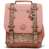 Image de Cameleon Grand sac à dos (CM1/CM2) Rose 39cm Vintage Fantasy avec 2 compartiments - Idéal pour l'école primaire et la rentrée scolaire en CM1 et CM2 pour fille et garçon