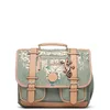 Image de Cameleon Petit cartable scolaire maternelle/CP Vert 35cm Vintage Fantasy avec 2 compartiments - Idéal pour l'école primaire et la rentrée scolaire en CP pour fille et garçon