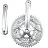 Image de Pedalier route triple 52-42-30d l170 plateaux et manivelles argent (axe 122,5)