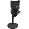 Image de WOODBRASS Bird UM1 Pack Podcast Noir - Microphone USB Cardioïde à Condensateur PC et Mac pour Broadcast et Enregistrement Streaming, Podcasting, Conférence, Home Studio Mao, Voix Off