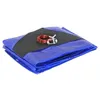 Image de KALEMBAL Bâche Piscine Ronde 6,2 m pour Piscine diamètre 5,40 m - Filet d'écoulement - Bleu - Résistante - Anti-UV - Oeillets