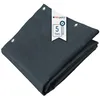 Image de TECPLAST Bâche pour Carport 4x6 m LP506CP Gris Anthracite - Garantie 5 Ans - Toile PVC étanche pour abri de Voiture