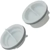 Image de KIT DE 2 BOUCHONS RINCAGE BLANC POUR LAVE VAISSELLE INDESIT SCHOLTES - C00051755