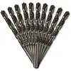 Image de 10 forets métaux HSS M2 Pro D. 6,5 mm x Lu. 63 x Lt. 101 mm 135° taillé, meulé pour aciers - Diamwood