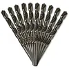 Image de 10 forets métaux HSS M2 Pro D. 7,5 mm x Lu. 69 x Lt. 109 mm 135° taillé, meulé pour aciers - Diamwood