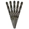 Image de 5 forets métaux HSS M2 Pro D. 20 mm x Lu. 75 x Lt. 150 mm 118° x Q. 12,7 mm taillé, meulé pour aciers - Diamwood