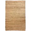 Image de IMPALO - Tapis Jute 200x290cm, Tapis Salon, Tapis Tissé à la Main en Jute AZO Free® Tapis Beige Motif Uni, 4116