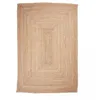 Image de IMPALO - Tapis Jute 240x340cm, Tapis Salle à Manger, Tapis Tissé à la Main en Jute AZO Free® Tapis Beige Motif Uni, 3347
