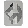 Image de Jadorel Tapis Salon 160x230 cm Forme Originale Deco Style Gris Salon Tufté Main