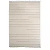 Image de Tapis Grand Salon 250x350cm, Tapis Tissé à la Main en Laine, AZO Free® Tapis Beige Motif Simple, Tapis de Forme Rectangulaire, 11007