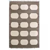 Image de Tapis Open Space 300x400cm, Tapis Tissé à la Main en Laine, AZO Free® Tapis Beige Motif Rond, Tapis de Forme Rectangulaire, 11009