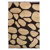 Image de Tapis Jute 250x350cm, Tapis Grand Salon, Tapis Tissé à la Main en Jute, AZO Free® Tapis Beige Motif Rond, 11014