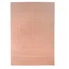 Image de Jadorel Tapis Salon, 120 X 170 Cm, Motif Géométrique, Rose, Poils Ras Tissé Belgique, Idéal Séjour Convivial, Décoration Graphique Élégante, 12070